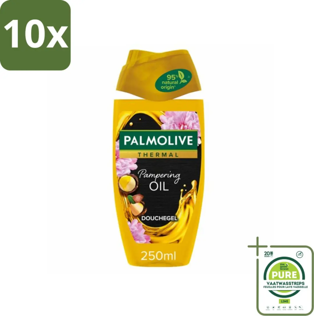 10 x Palmolive Douchegel Thermal Pampering Oil 250 ml