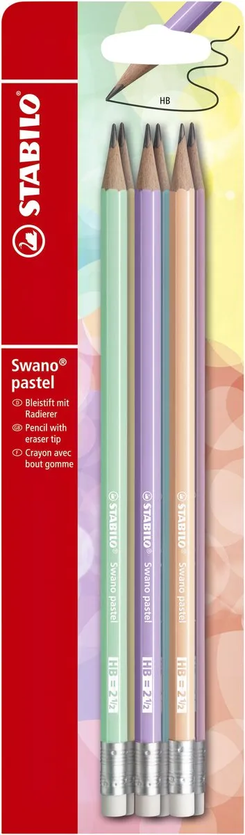 STABILO Swano Pastel Grafietpotloden - 6 Stuks