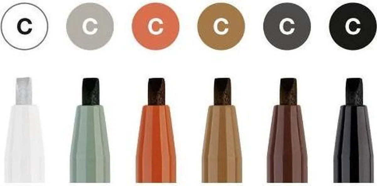 Faber-Castell Pitt Artist Pen Kalligrafie Set 6-delig - Multicolor