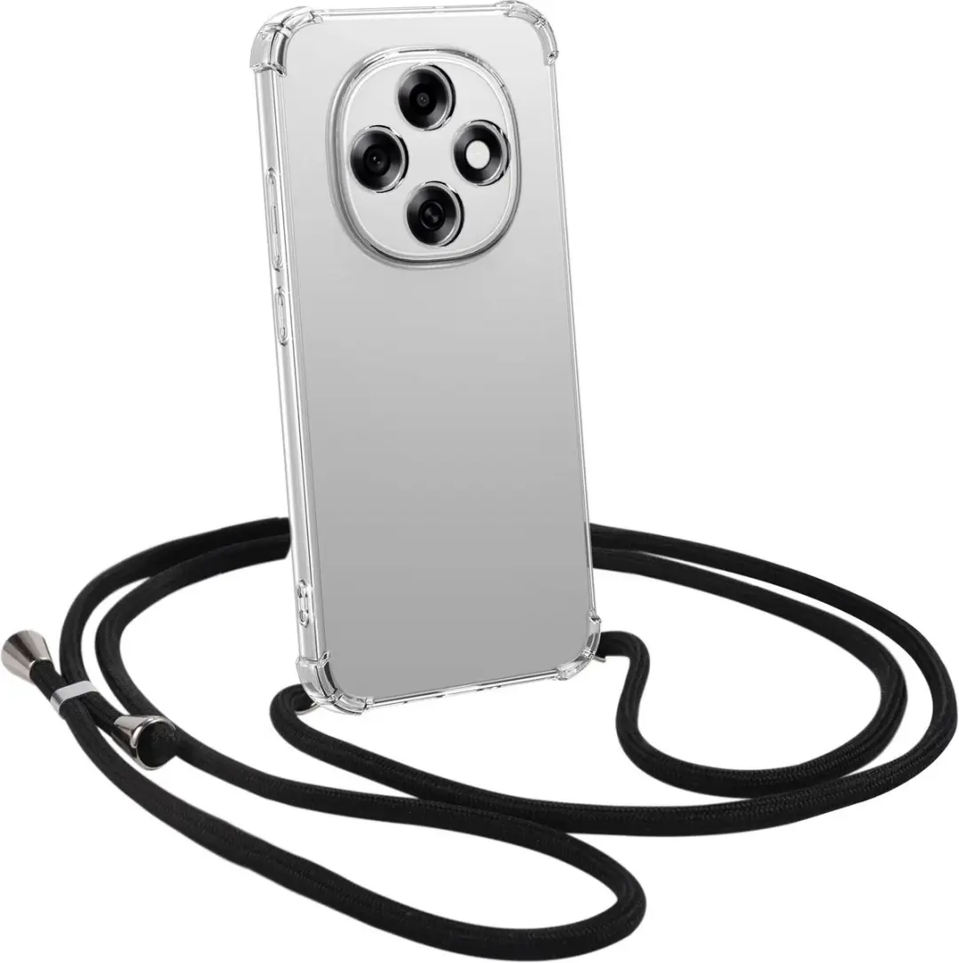 Selected Transparant Hoesje met Koord voor Oppo A6 Pro 5G