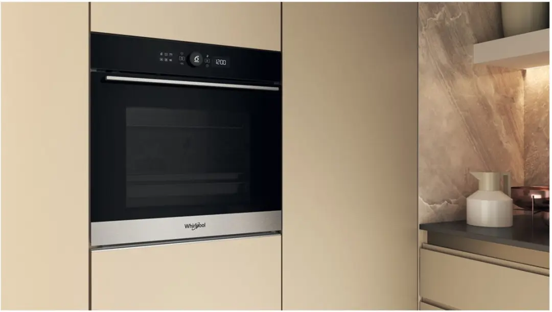 Whirlpool WOI5S8PPM1SXA Oven 73L - 3450W - Zwart/Roestvrijstaal