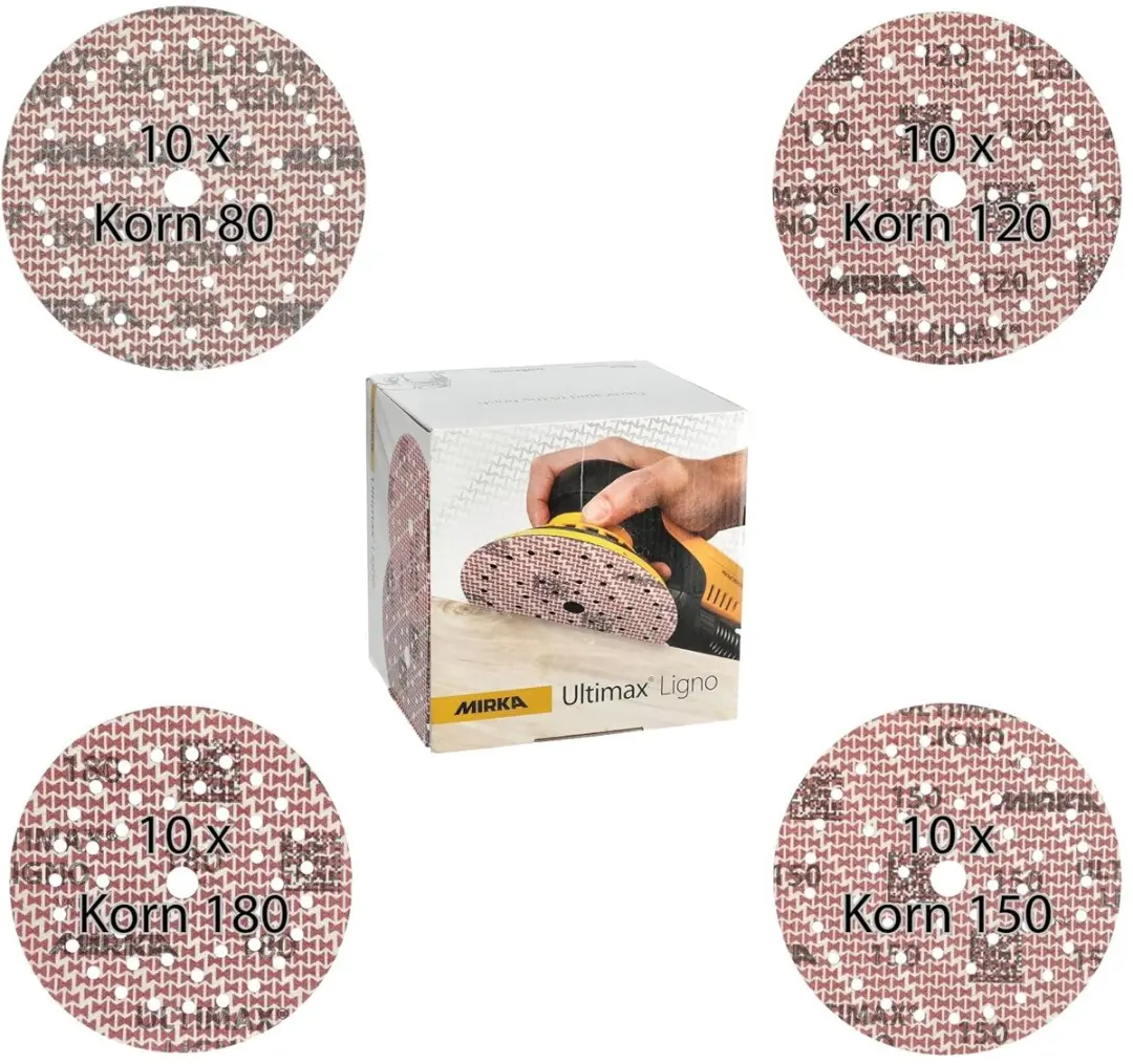 Mirka Ultimax Ligno Klittenbandschijven Ø150mm