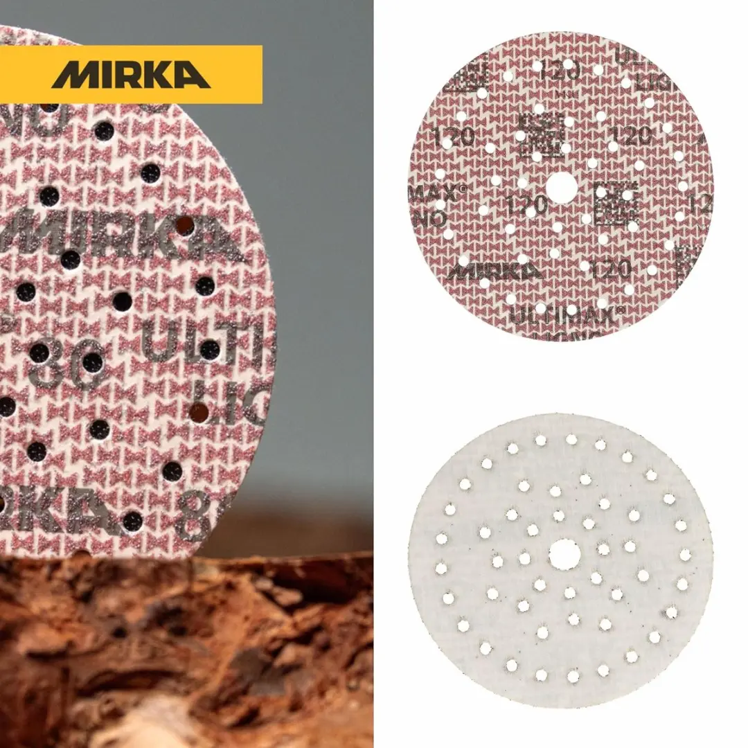 Mirka Ultimax Ligno Klittenbandschijven Ø150mm - 40 Stuks
