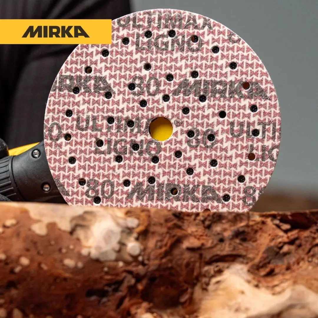 Mirka Ultimax Ligno Klittenbandschijven Ø150mm - 40 Stuks - afbeelding 6 van 6