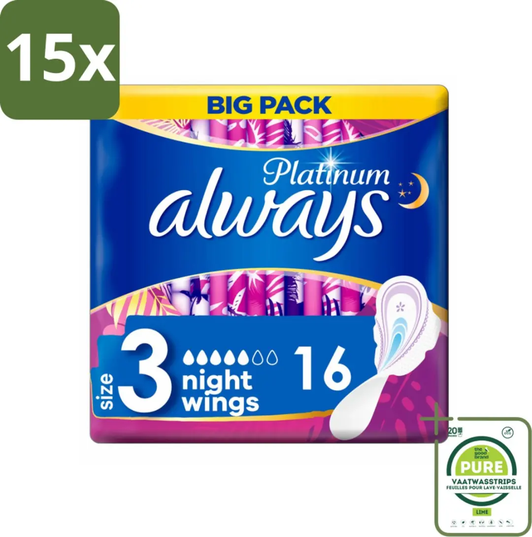 Always Platinum Ultra Night Maandverband
