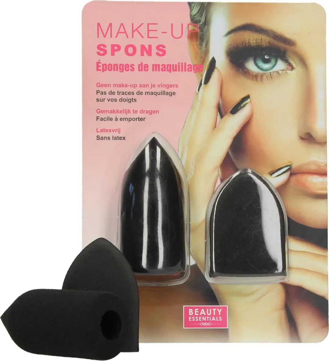 Duurzame Vingersponsen Set voor Vloeibare Make Up