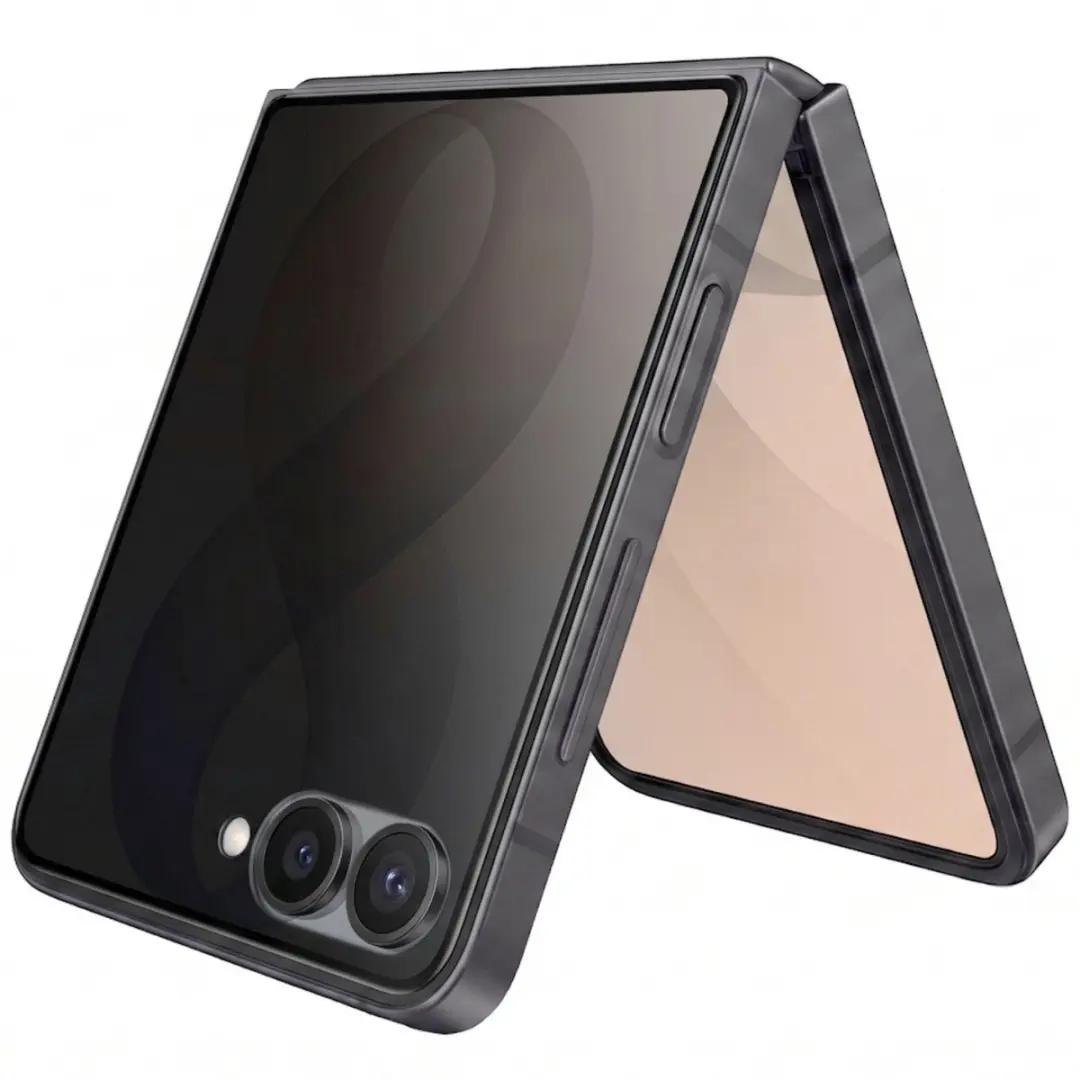Imak Screenprotector Anti-Spy Gehard Glas Z Flip 8 - Transparant Zwart