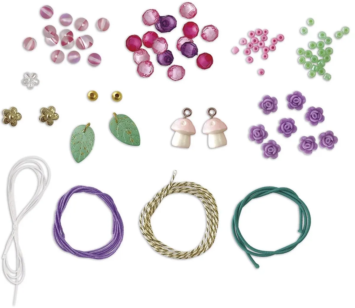 Janod Magic Fairies Knutselpakket 7 Feeënjuwelen - Multicolor