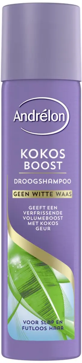 Andrélon Droogshampoo Kokos Boost 245ml - 4 Stuks