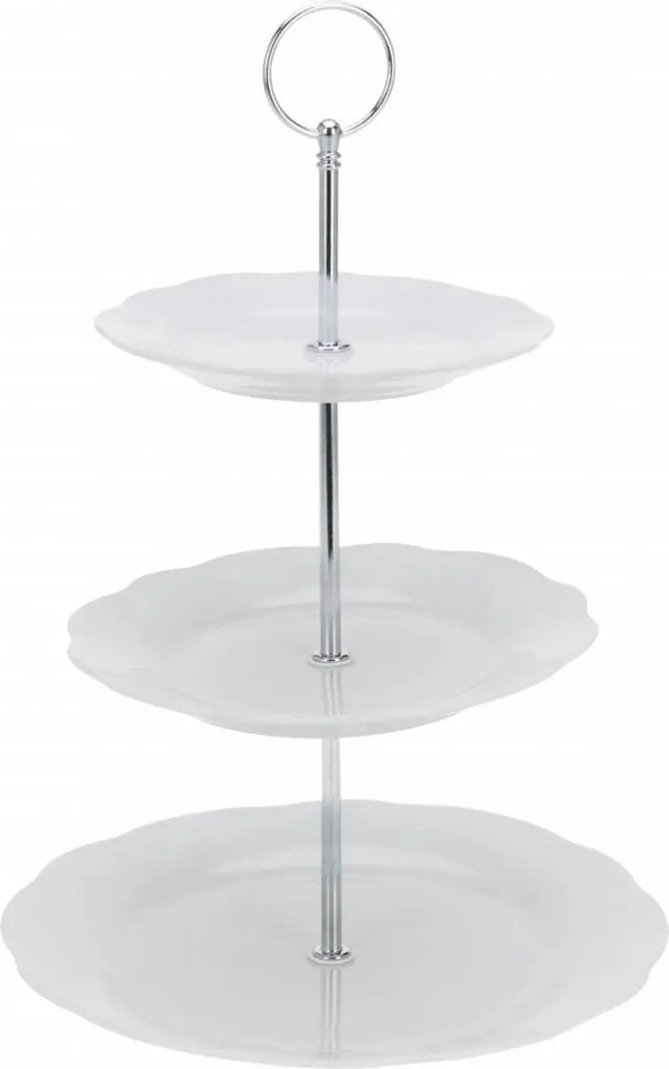Excellent Houseware Porseleinen Etagère 3 Laags