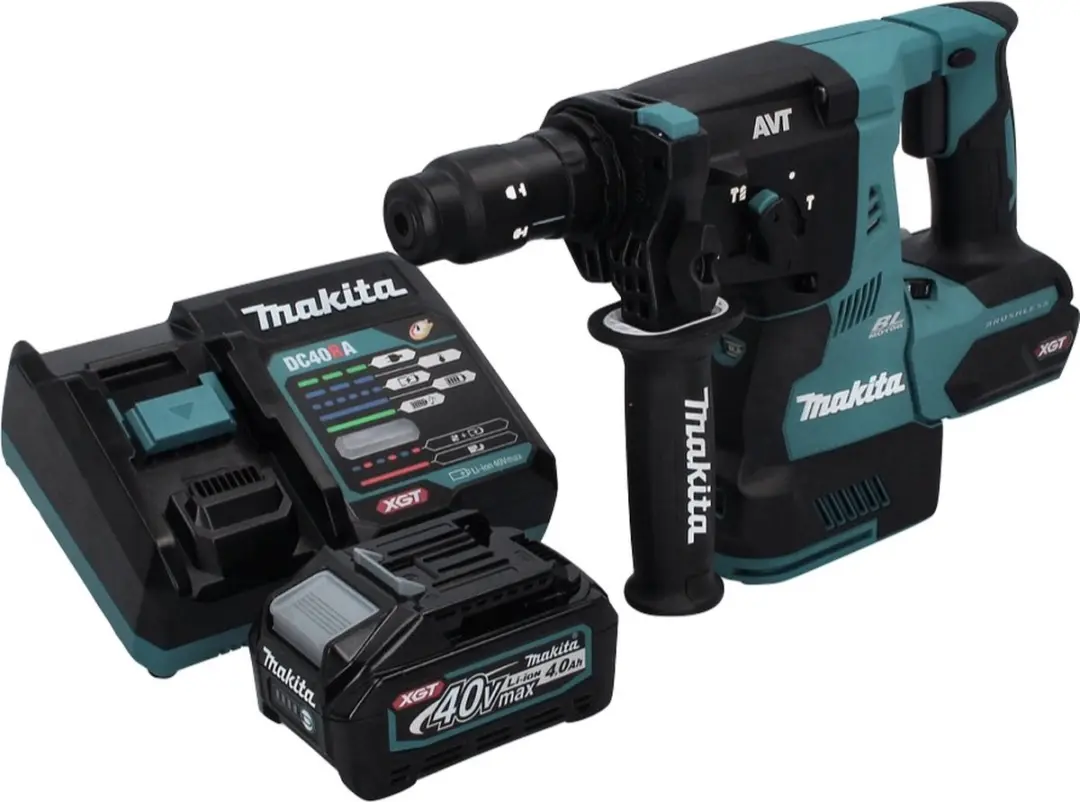 Makita HR004GM1 Combinatiehamer 40V Max - 2,8J SDS-plus - 4,0Ah
