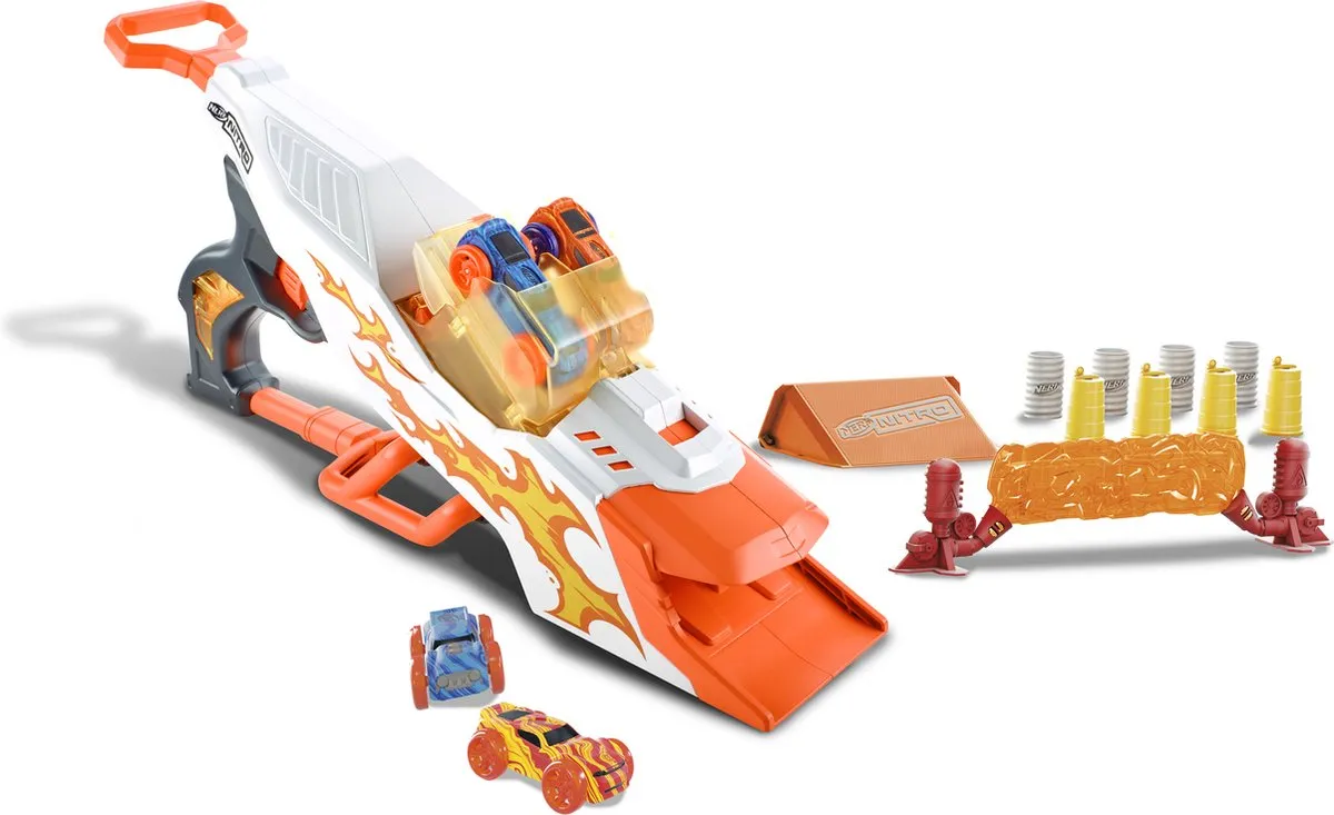 Nerf Nitro Doubleclutch Inferno - Oranje