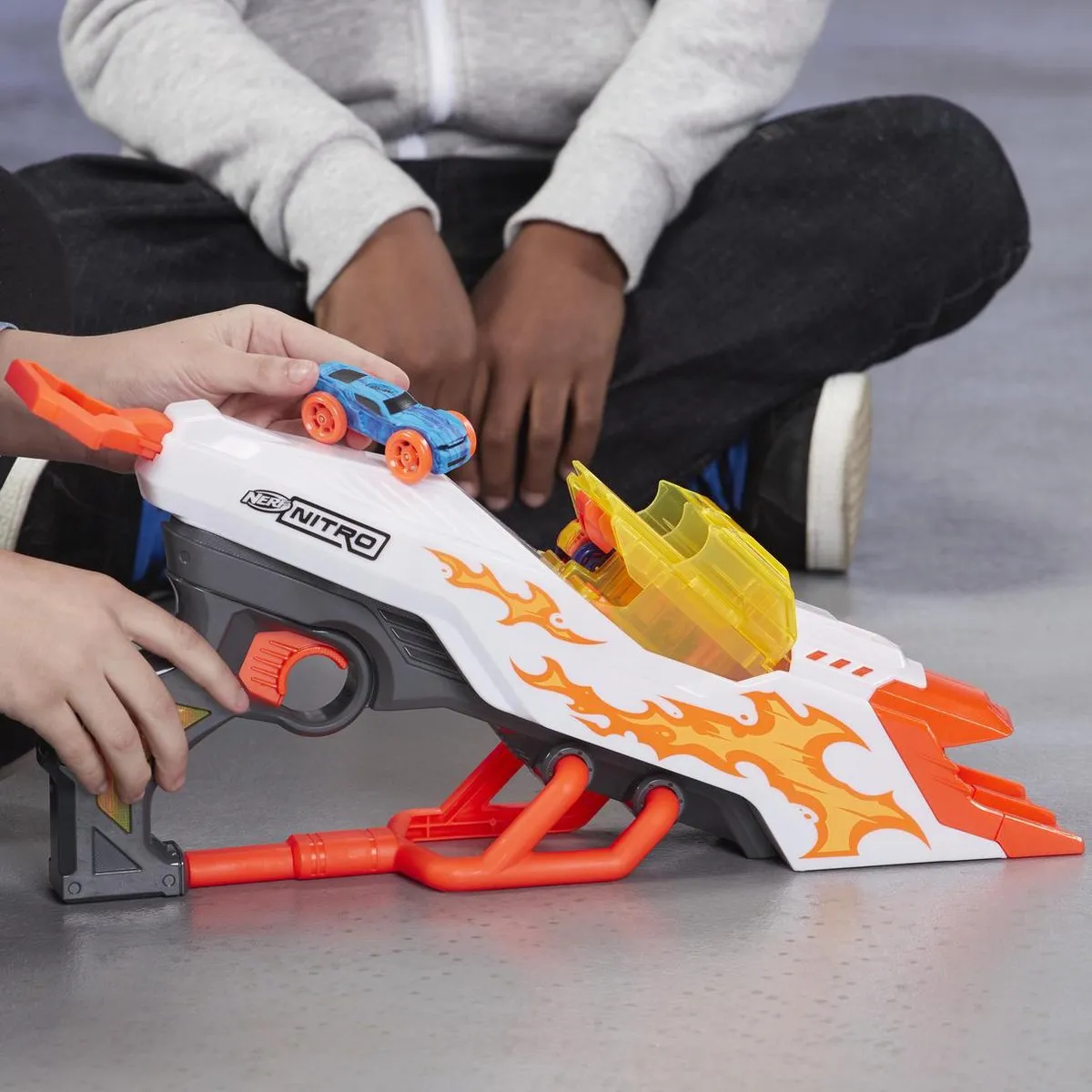Nerf Nitro Doubleclutch Inferno - Oranje