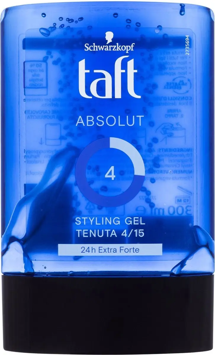 Schwarzkopf Taft Absolut Haargel 600ml - 2 Stuks
