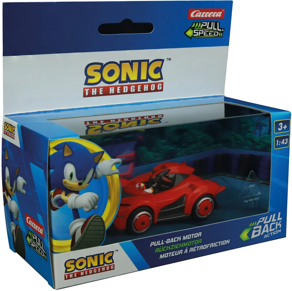 Carrera Sonic the Hedgehog Shadow Dark Reaper Speelgoedauto 1:43 - Multi - afbeelding 6 van 6