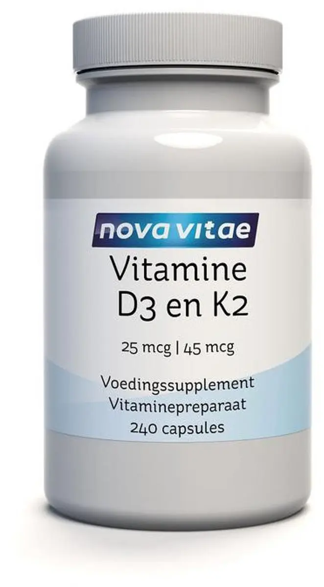 Nova Vitae Vitamine D3 & K2 240 Capsules