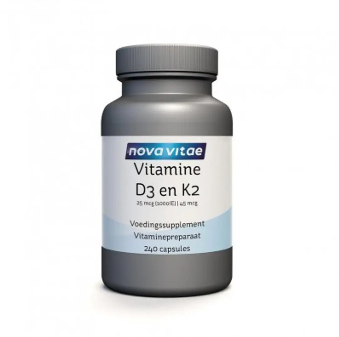 Nova Vitae Vitamine D3 & K2 240 Capsules