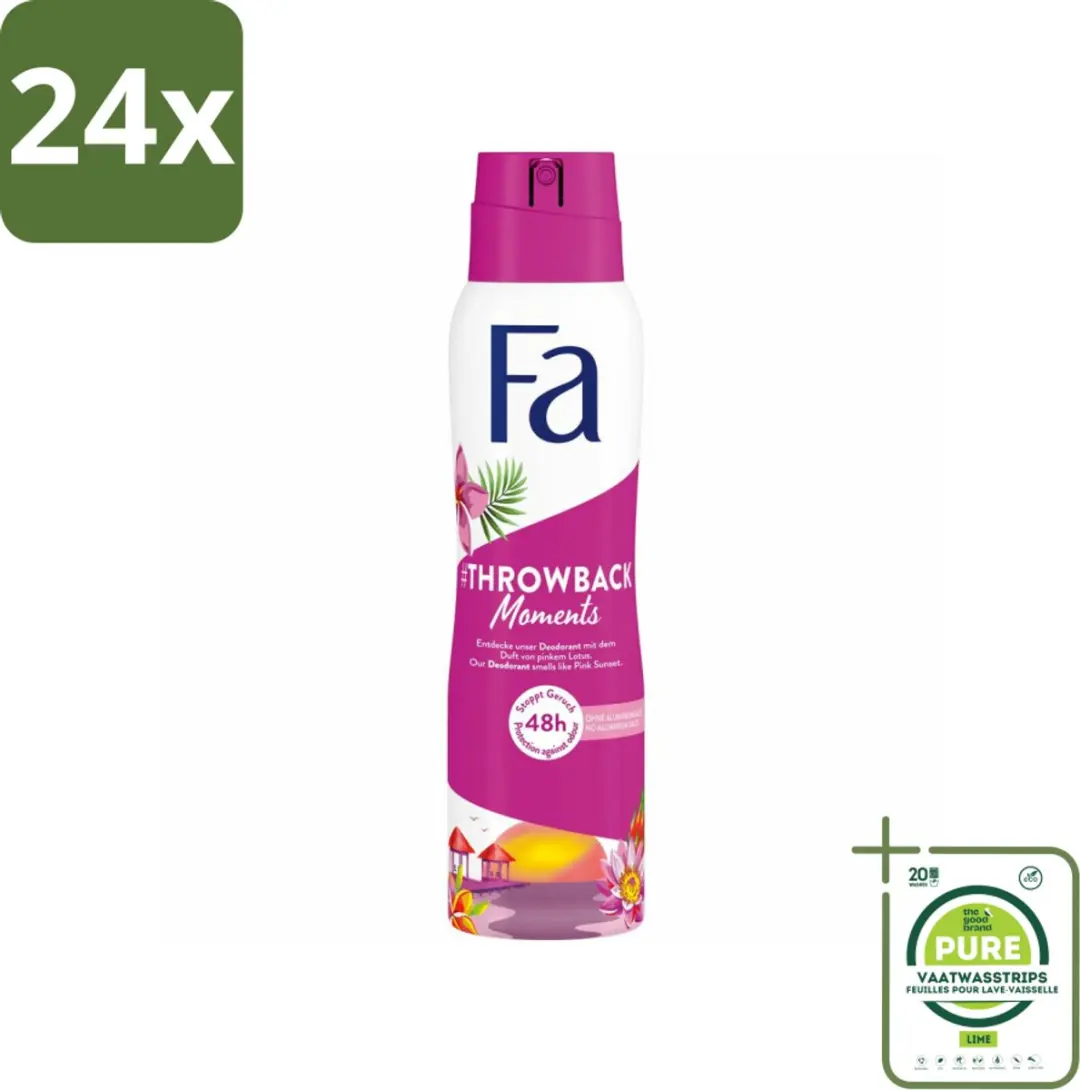 Fa Deodorant Spray Throwback Moments 150ml