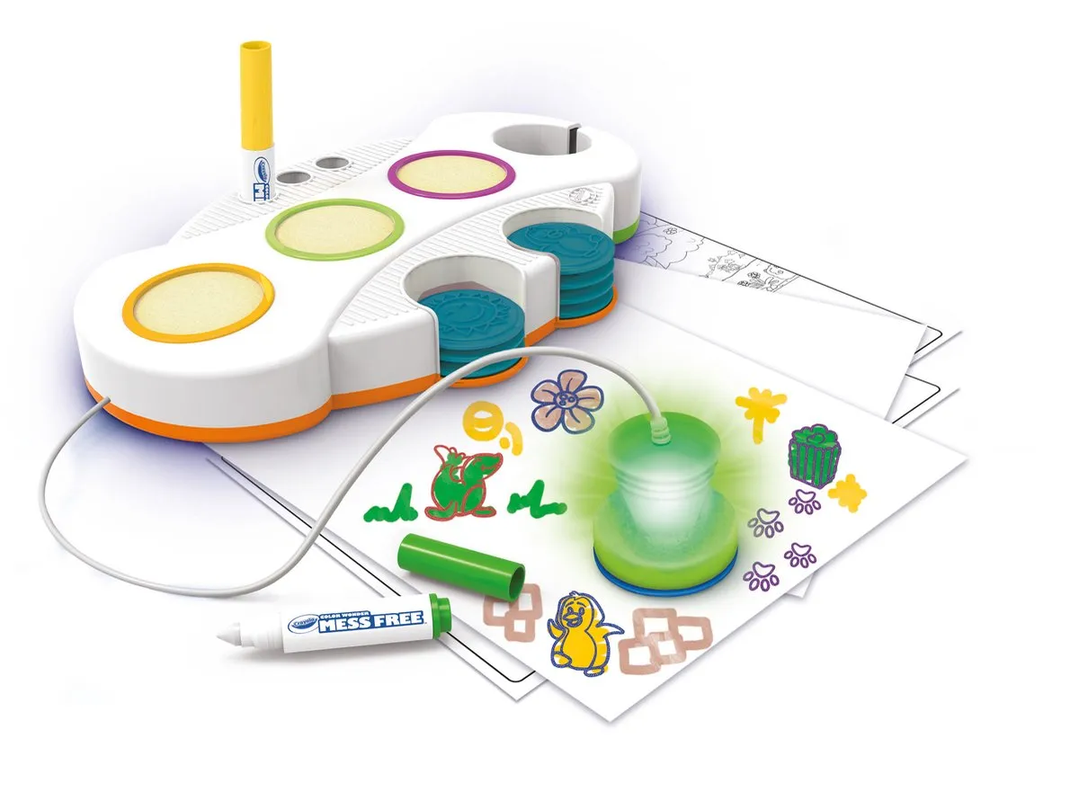 Crayola Color Wonder Lichtgevende Stempels Hobbypakket - 6 Stuks
