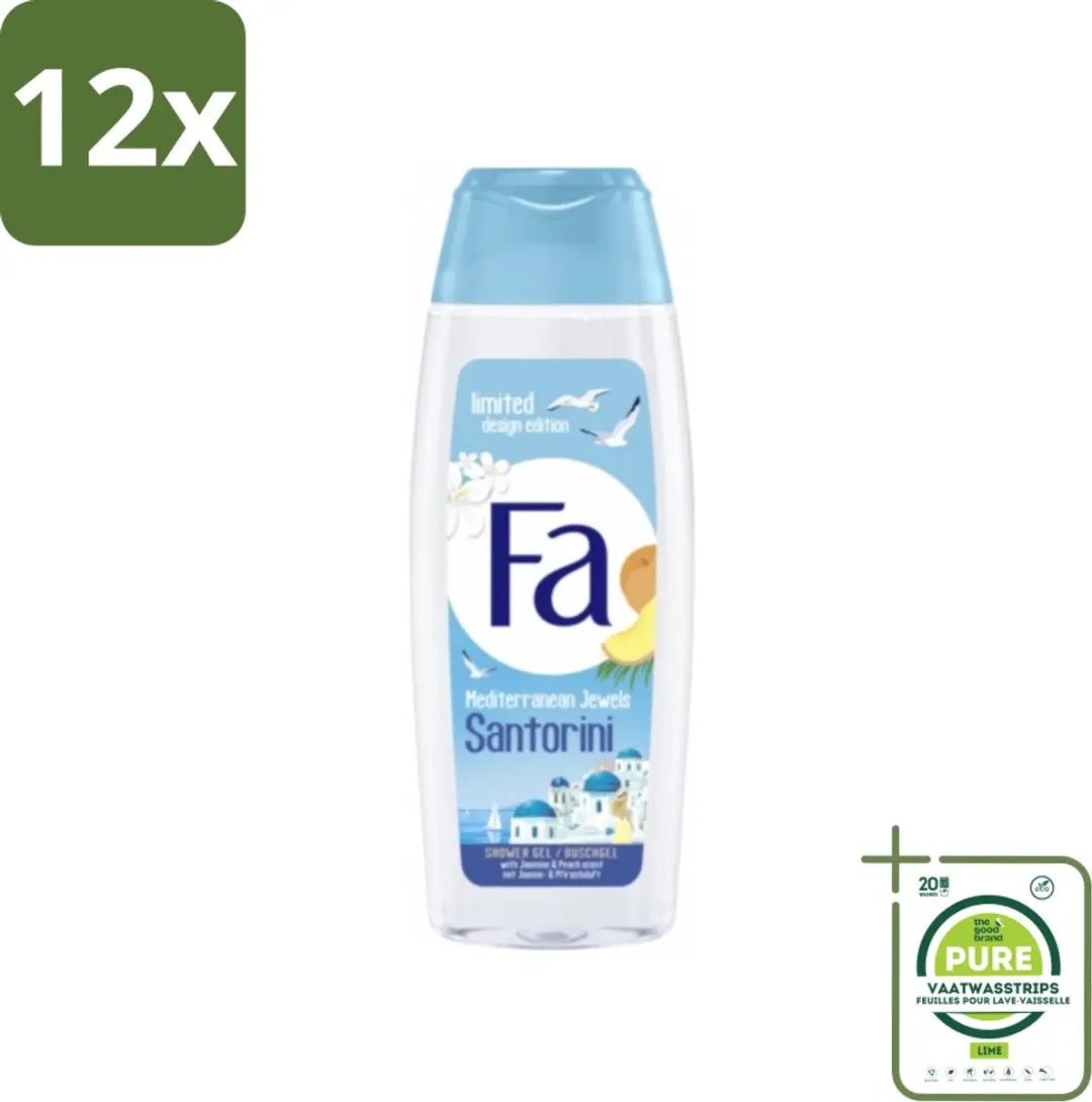 Fa Mediterranean Jewels Santorini Douchegel 250ml