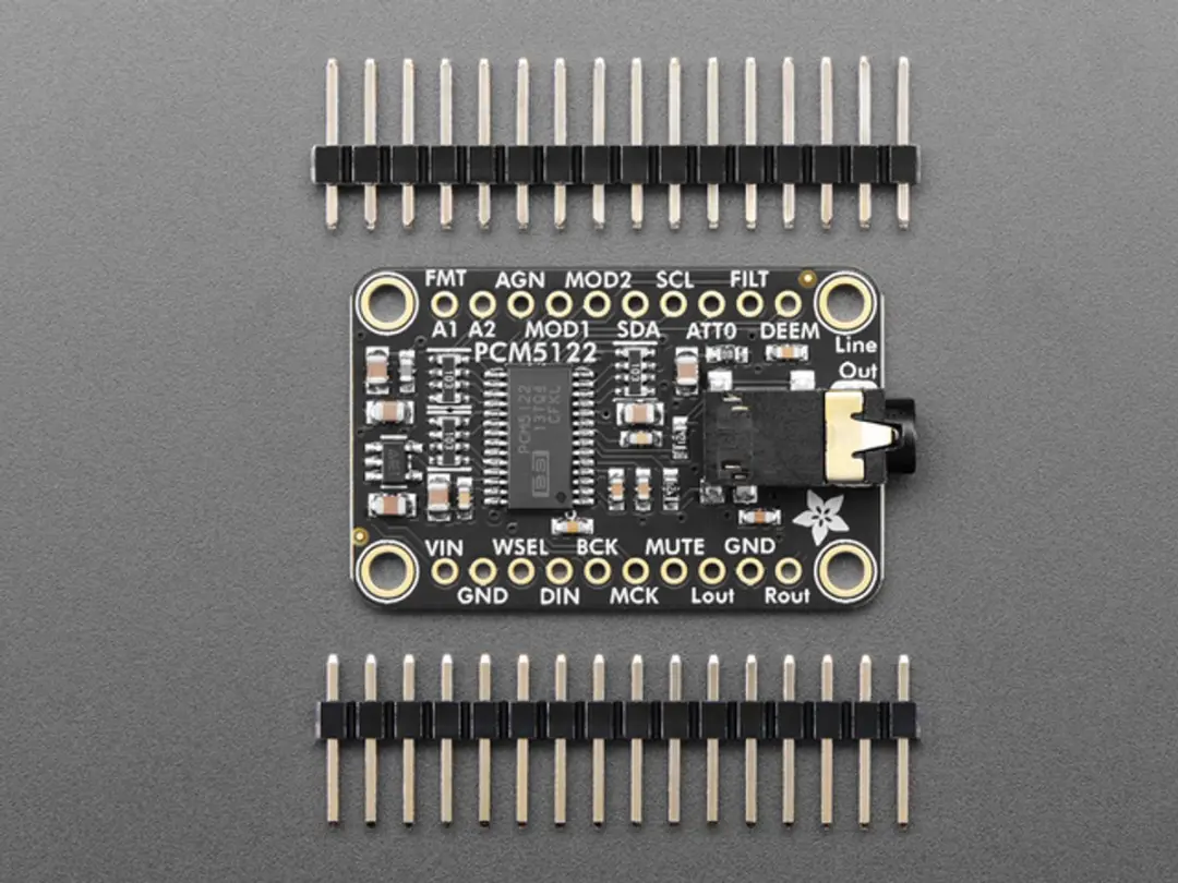 Adafruit PCM5122 I2S DAC - Stereo Line-Level Output 3,5mm