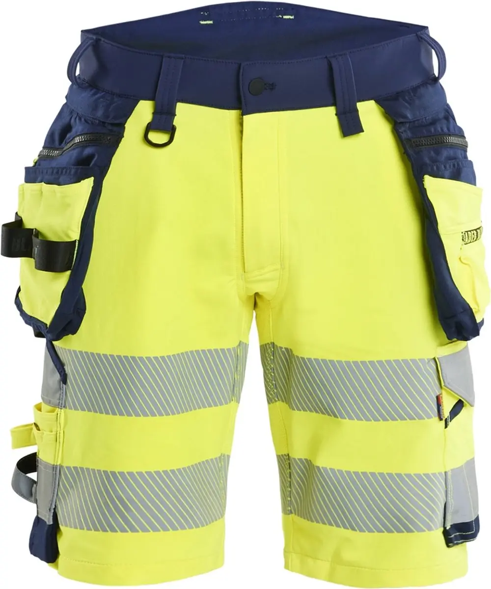 Blåkläder Arbeit Shorts 11201648 High Vis - 60 - Geel/Zwart - afbeelding 4 van 6