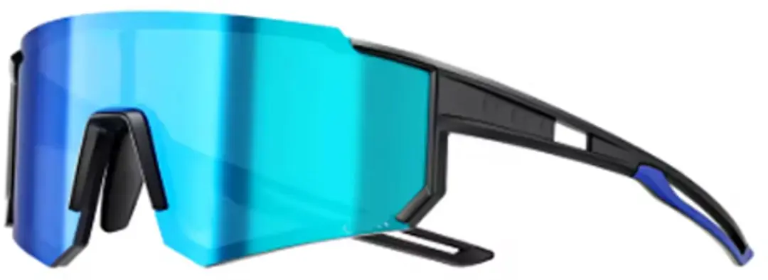 RedParrot Wielrenbril Blauw Spiegelglas