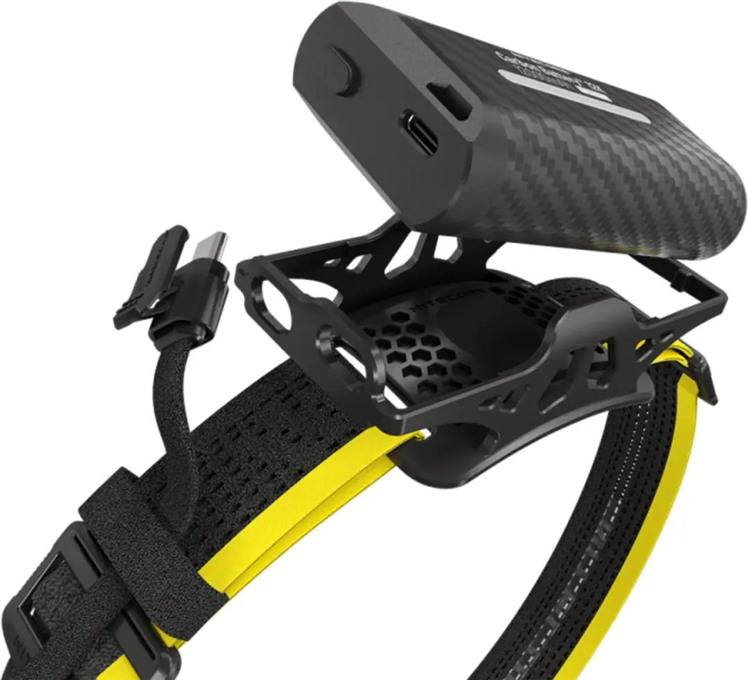 Nitecore Carbon Battery 12K Hoofdlamp - 12000mAh 30W - Zwart