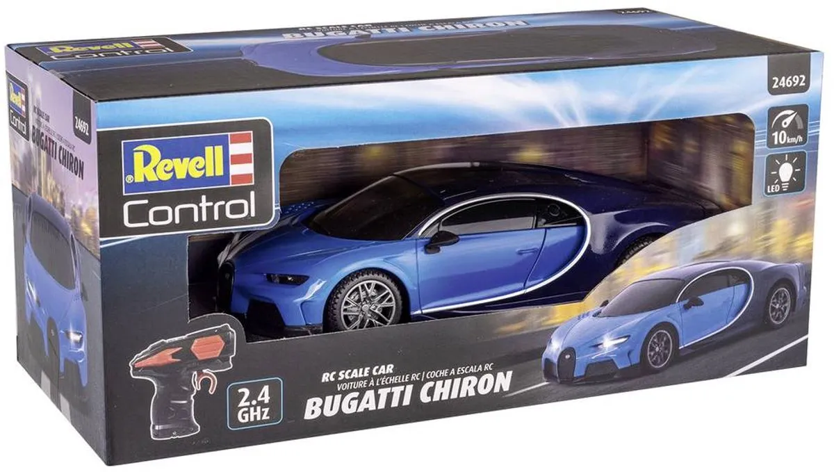Revell RC Auto Bugatti Chiron 24692 - 1:24 - Blauw