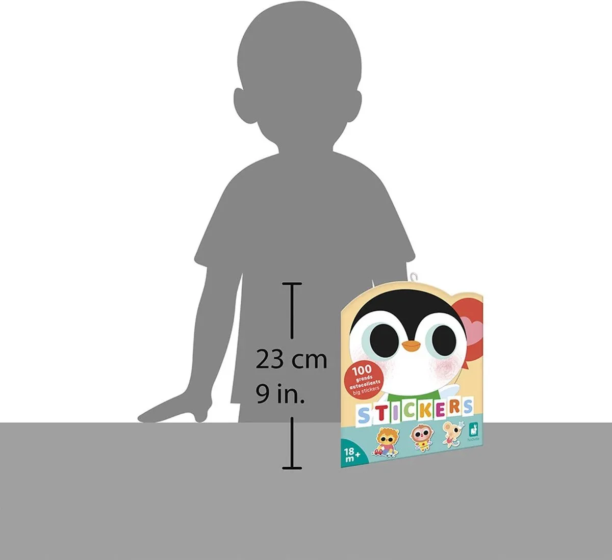 Janod Stickerset Babydieren 100 Stickers Multicolor