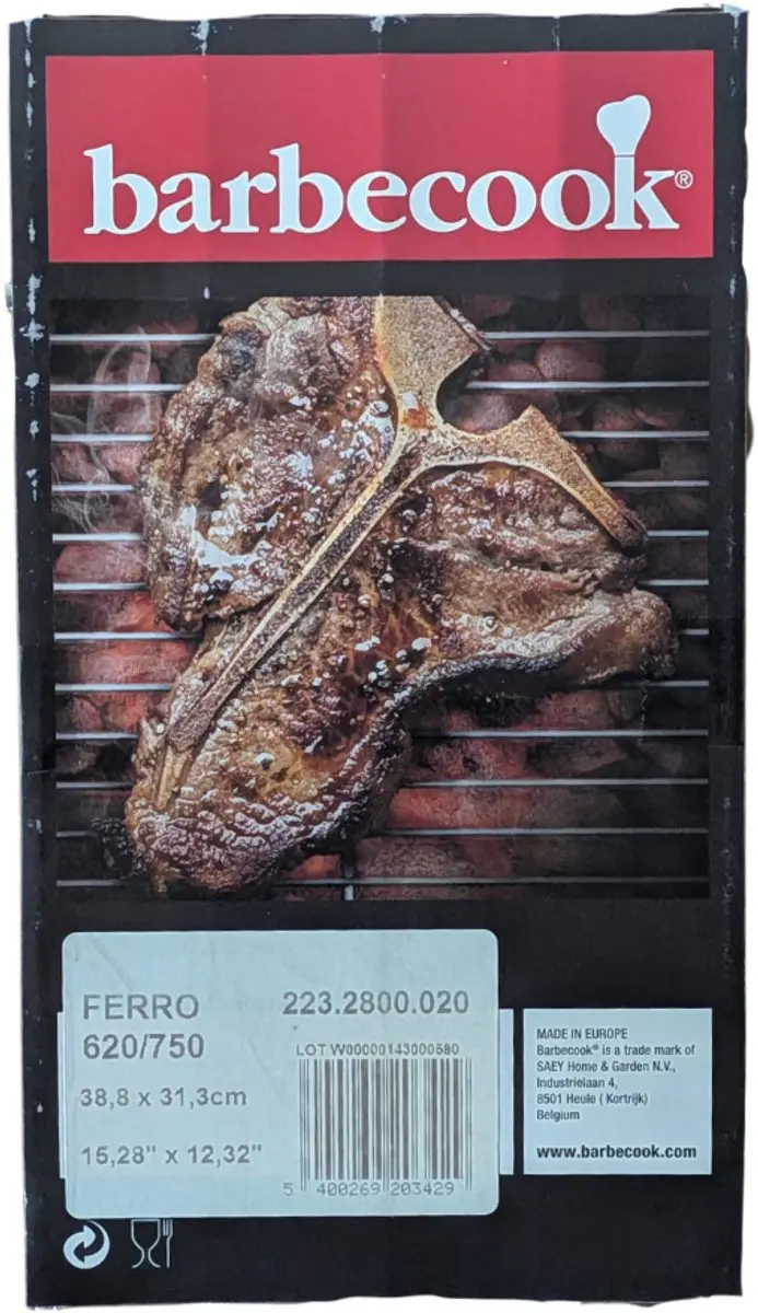 Barbecook Grillrooster Ferro 620/750 - 38,8x31,2cm Chroom