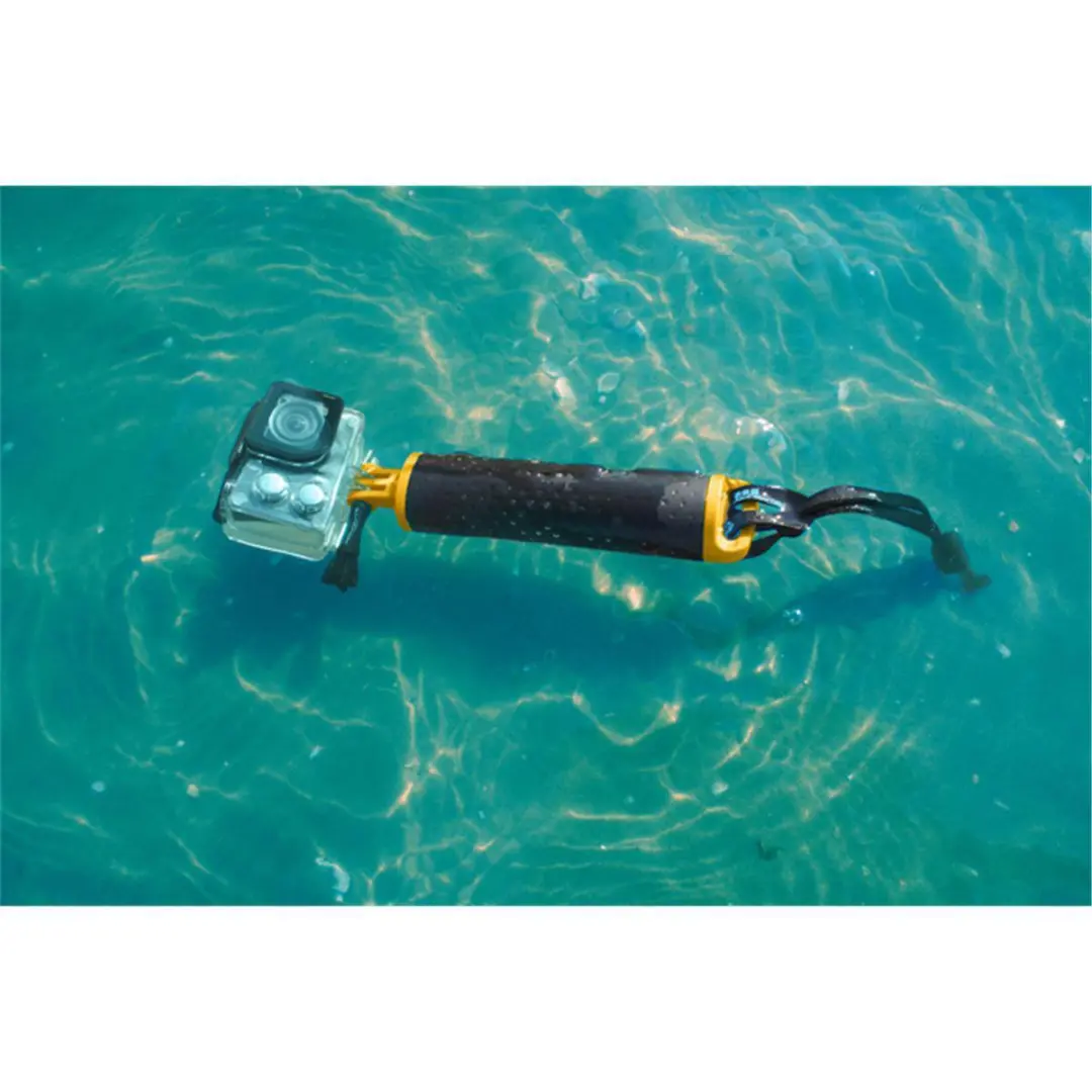 PRO-MOUNTS AquaGrip Actioncamhouder - 5 Inch - Geel/Zwart