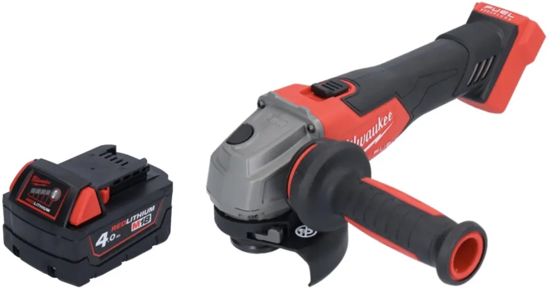 Milwaukee M18 FSAG115X-401 Haakse Slijper 115mm - 18V - 4.0Ah