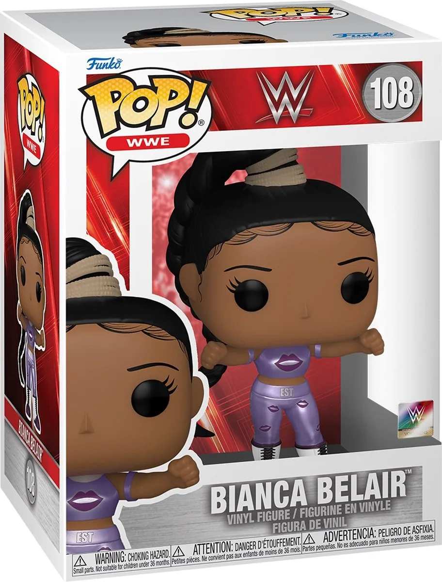 Funko WWE POP! Bianca Bel Air WM37 61465 Verzamelfiguur - 9cm - Multicolor - afbeelding 2 van 3