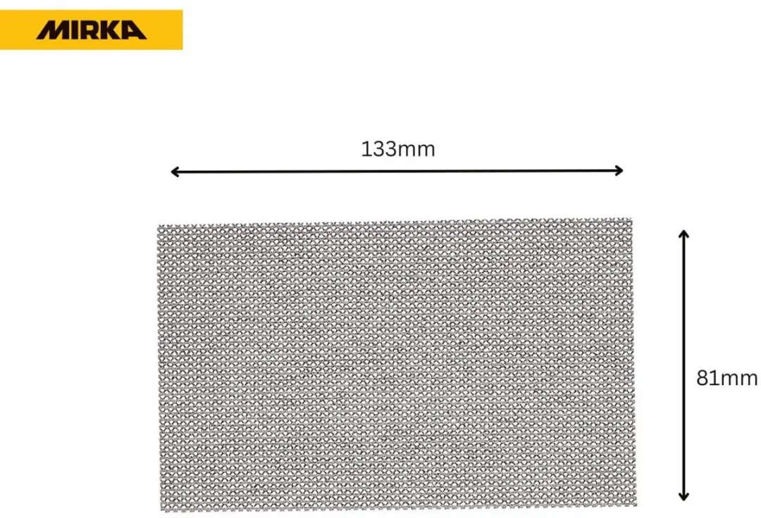 Mirka Abranet Schuurstroken 81x133mm - Mixpakket 40 Stuks