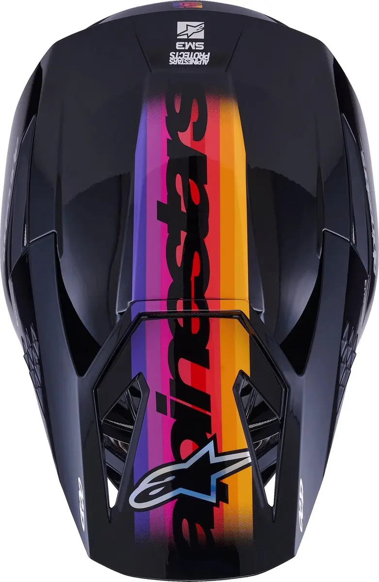 Alpinestars S-M3 Force Zwart Crosshelm - Helm