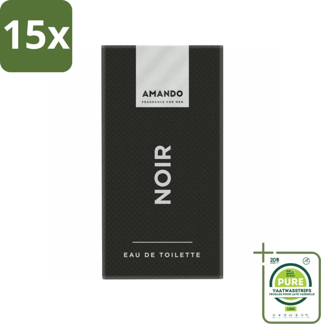 15 x Amando Noir Eau de Toilette 50 ml