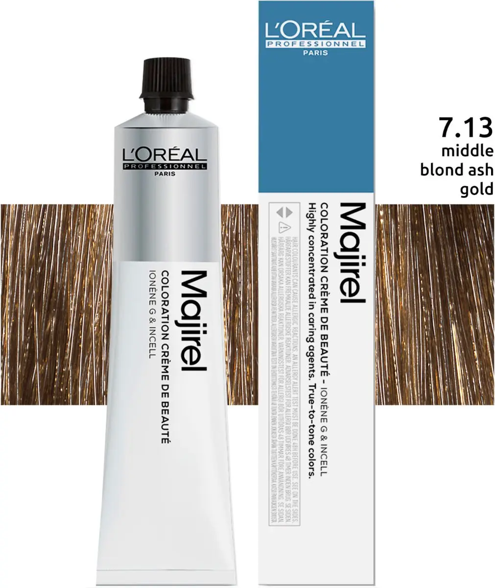L'Oréal Professionnel Majirel Haarverf 50ml - 7.13 Blond - afbeelding 2 van 6