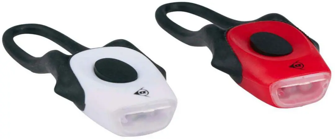 Dunlop Fietsverlichtingsset 2-delig - Rood