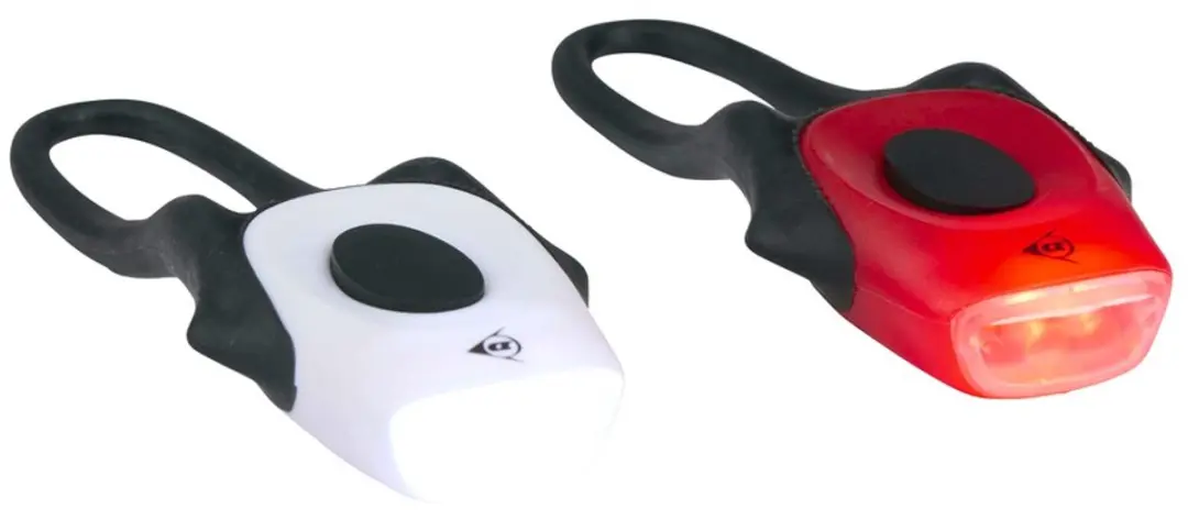 Dunlop Fietsverlichtingsset 2-delig - Rood