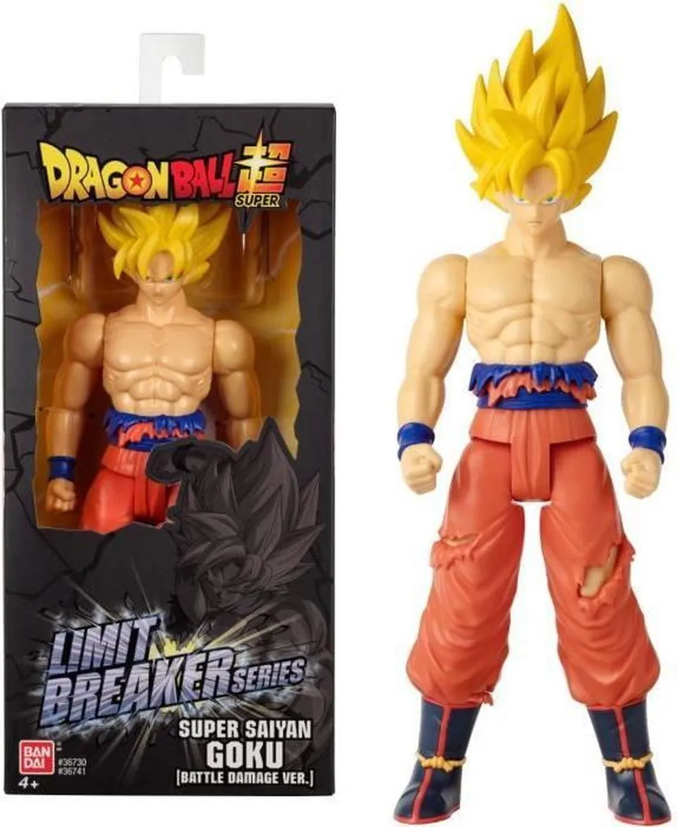 Bandai Dragon Ball Giant Limit Breaker Super Saiyan Goku Battle Damage - 36741J