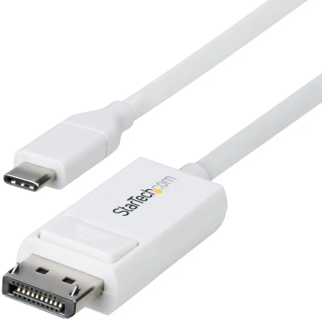 Startech CDP2DP2MBW USB-C naar DisplayPort Kabel 2m - 4K 60Hz - Wit
