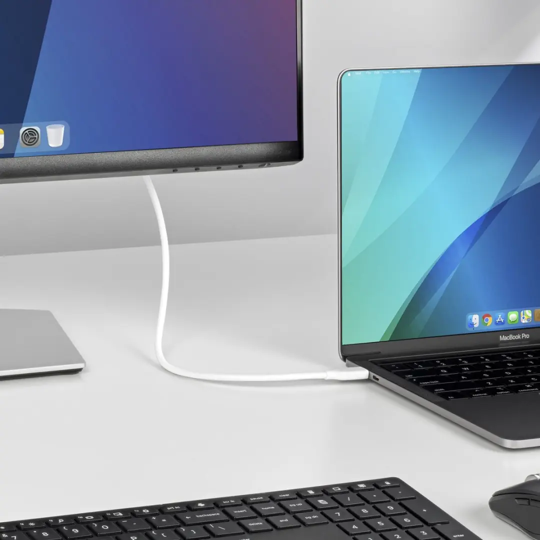 Startech CDP2DP2MBW USB-C naar DisplayPort Kabel 2m - 4K 60Hz - Wit