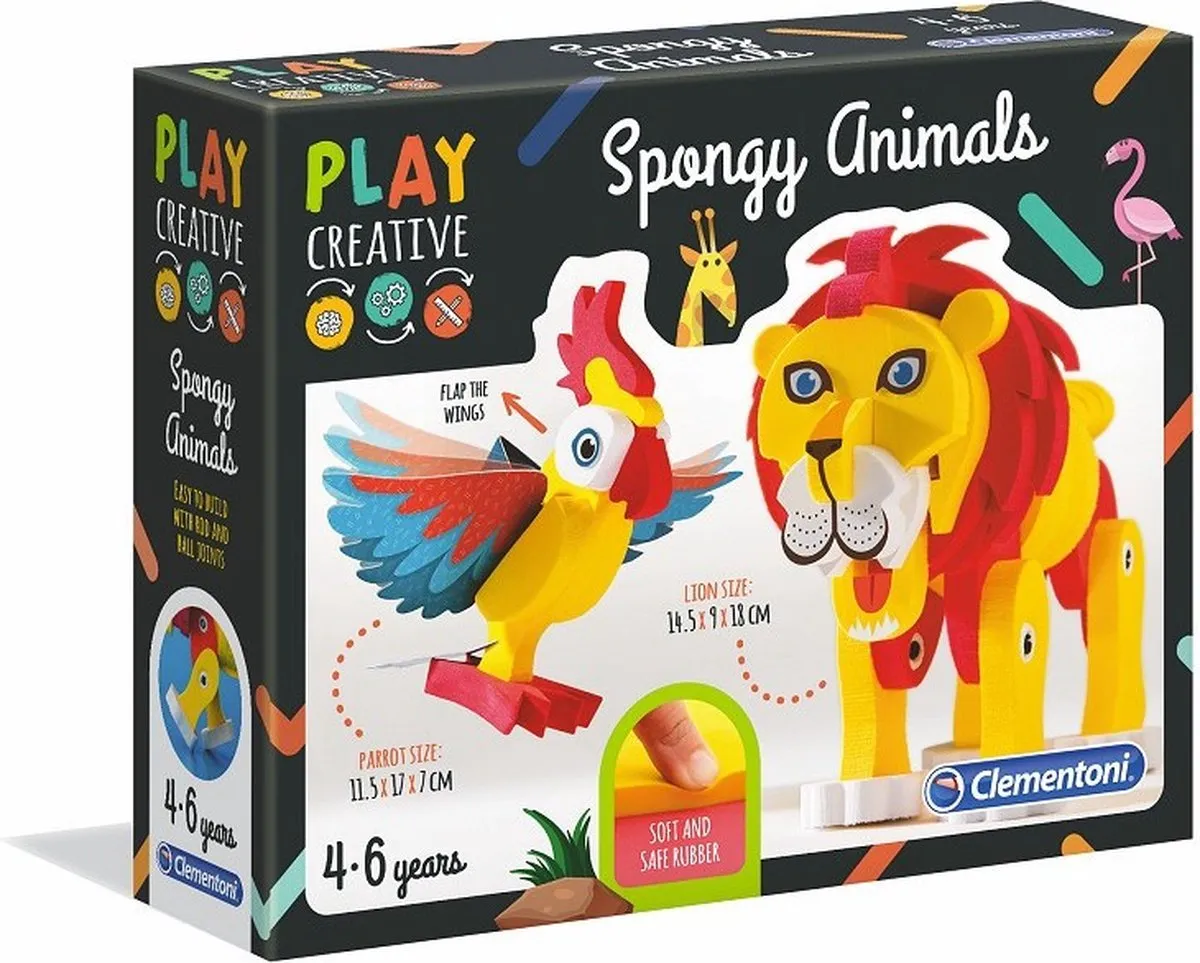 Clementoni Play Creative Maak Je Eigen Dieren Hobbypakket