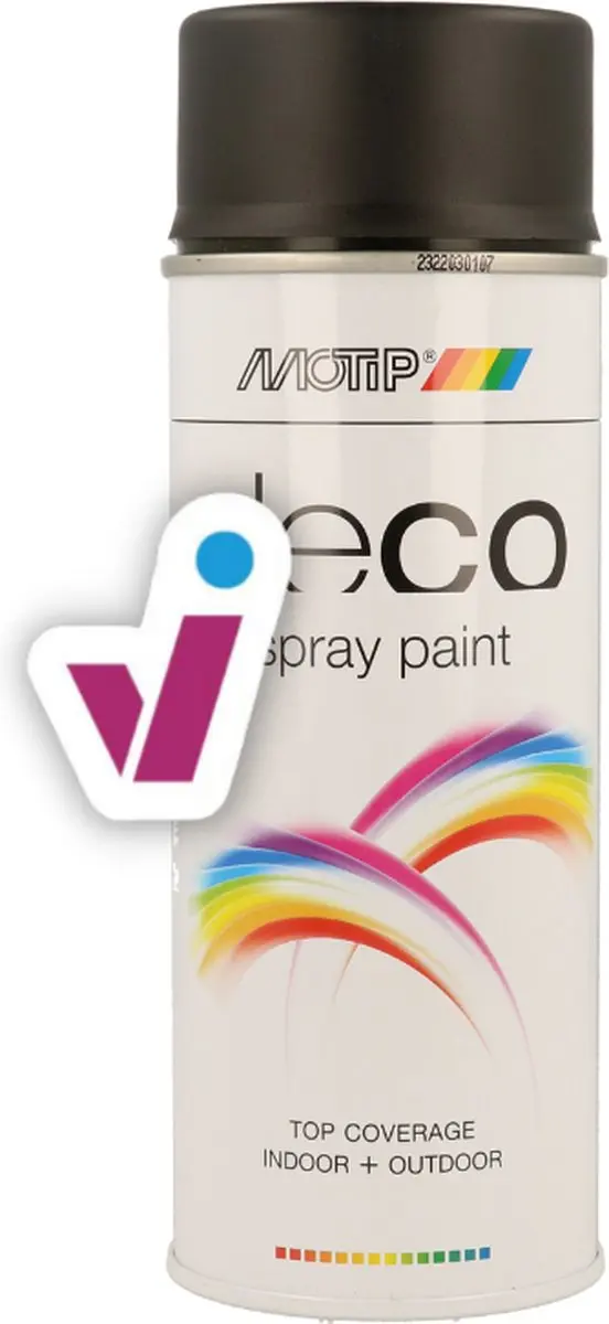 Motip Deco Alkyd Hoogglans Lak RAL 1004 Goudgeel 400ml
