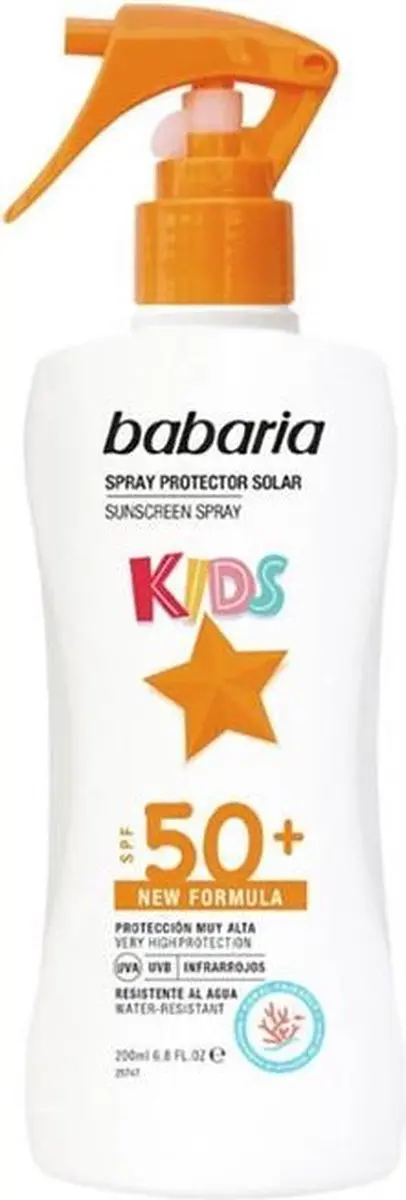 Babaria Zonnecrème Spray SPF50 200ml - Met Aloë Vera