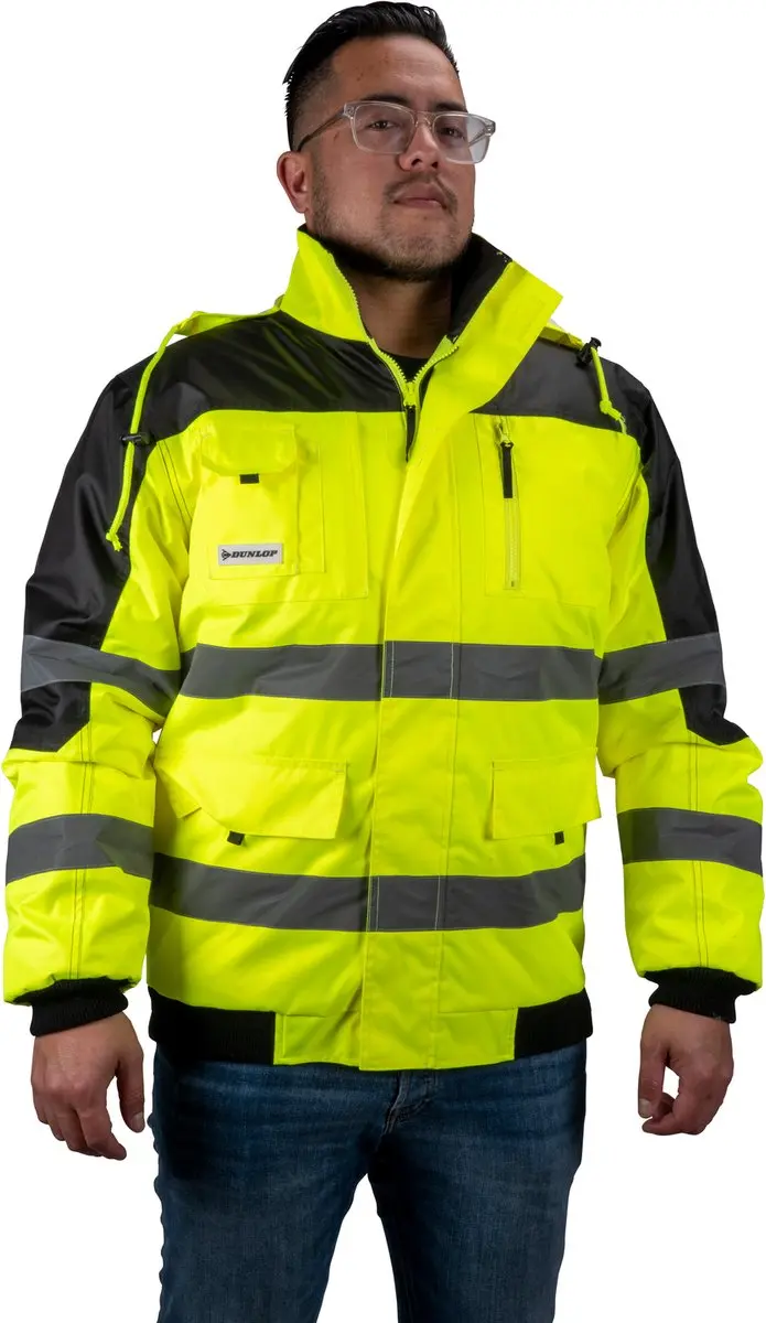 Dunlop Veiligheidsjas XL - Geel