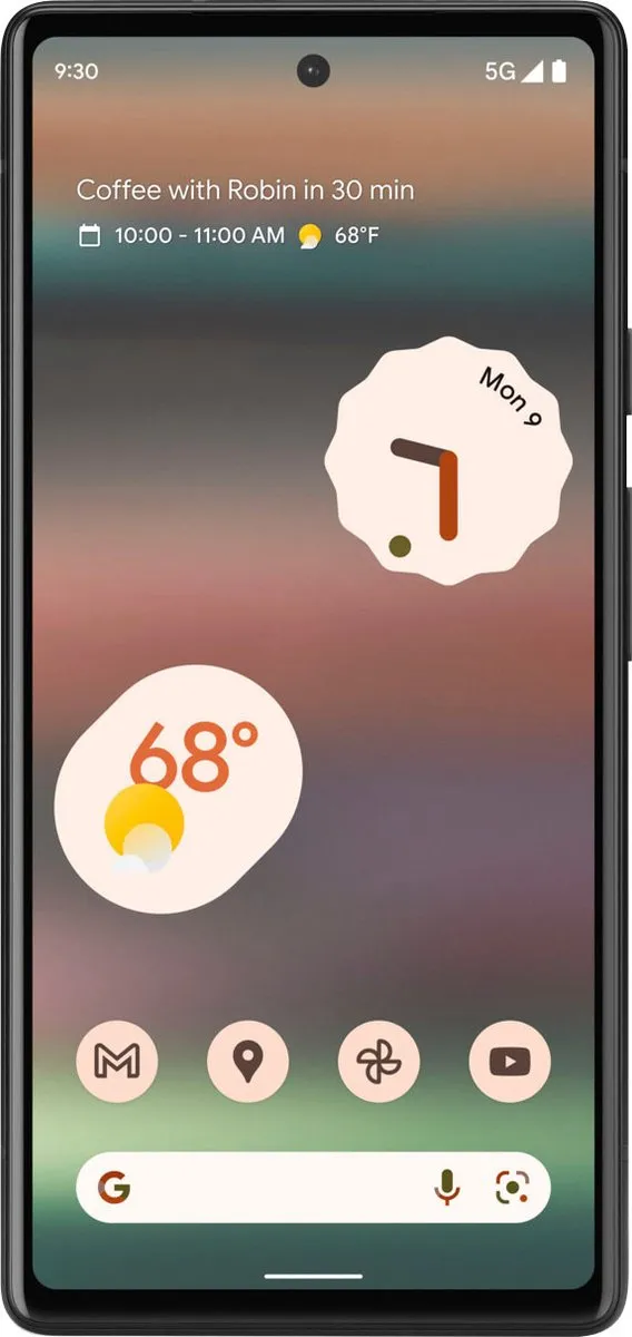 Google Pixel 6A GA03715-GB Smartphone - 128GB - Sage - afbeelding 2 van 6