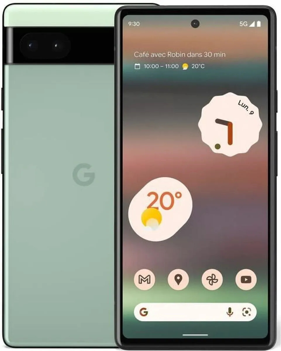 Google Pixel 6A GA03715-GB Smartphone - 128GB - Sage - afbeelding 5 van 6