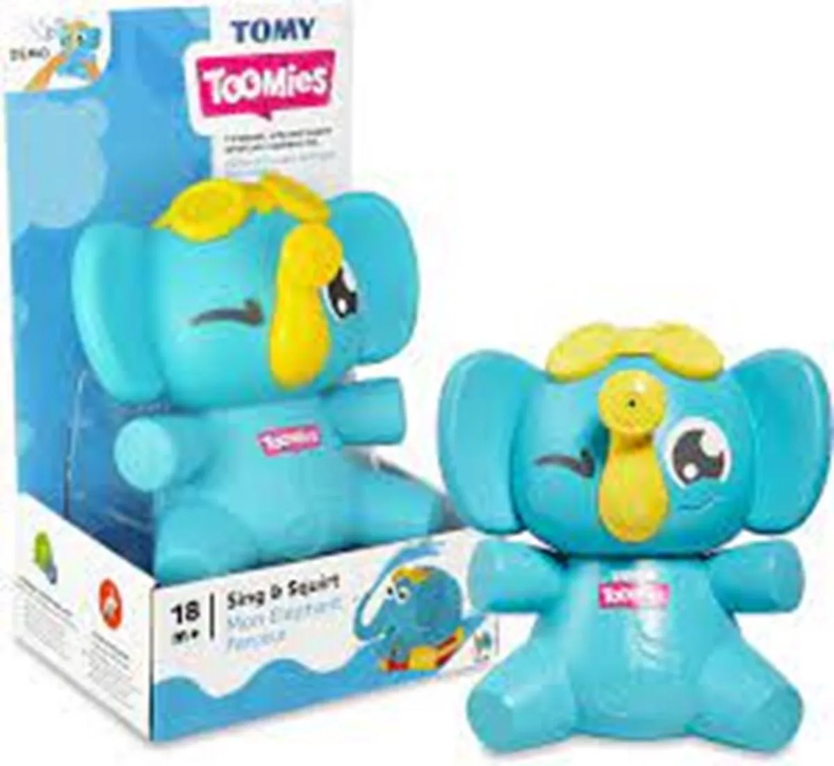 Tomy Rudi de Olifant Badspeelgoed - Blauw
